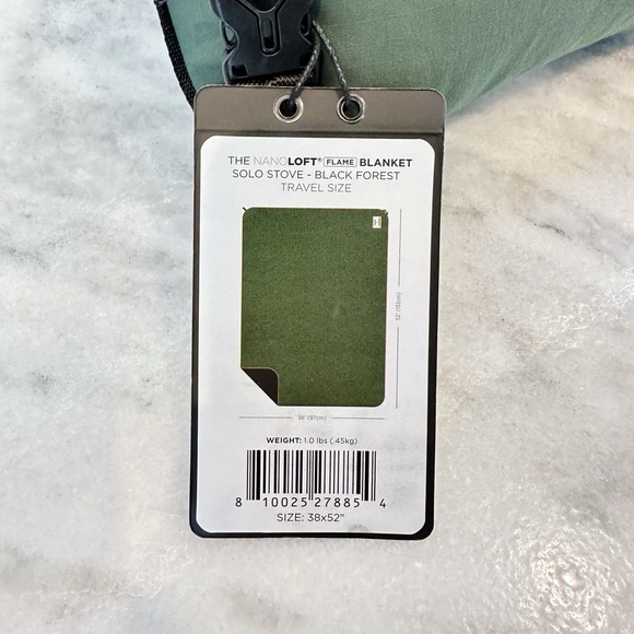 NWT Rumpl x Solo Stove Travel ready & campfire approved NanoLoft Flame Resistant - Picture 10 of 16